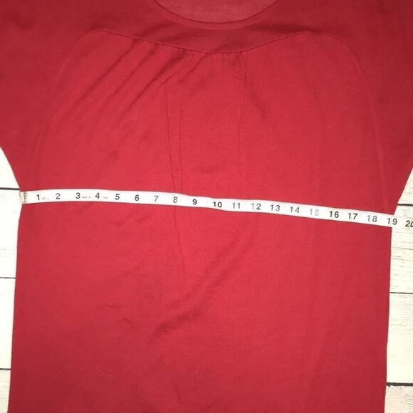 See by Chloe Red Wool Blend Shift Dress - Picture 5 of 10